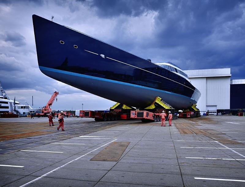 Oceanco and Vitters Shipyard Launch Project 85
