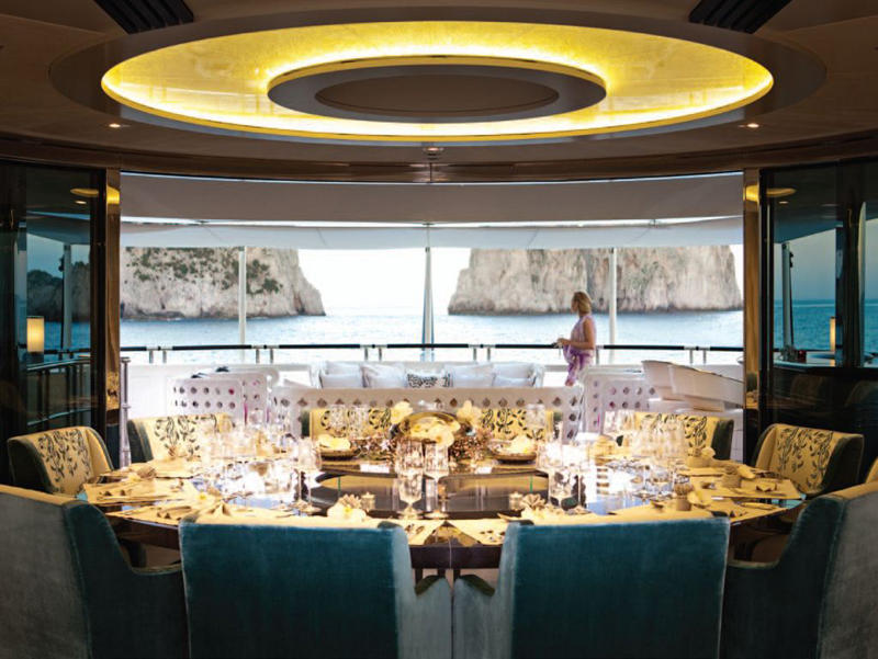 Motor Yacht Quinta Essentia -  Dining Area