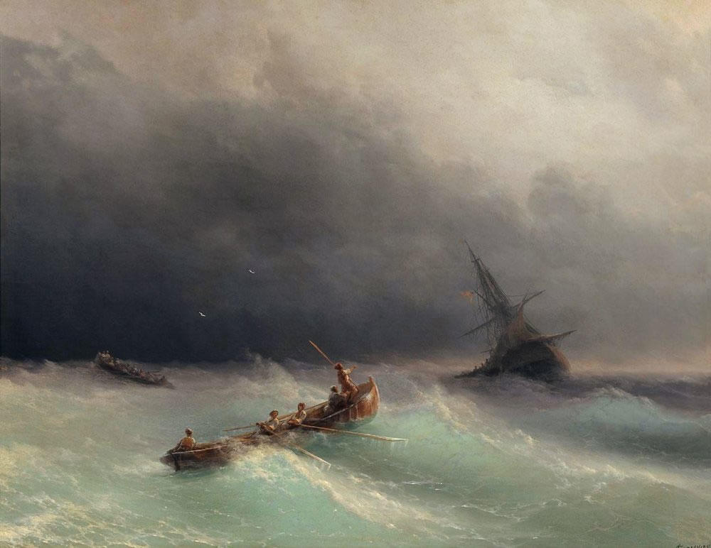 "Буря на море" (1873)
